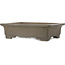 Rectangular unglazed bonsai pot by Seizan - 325 x 242 x 89 mm