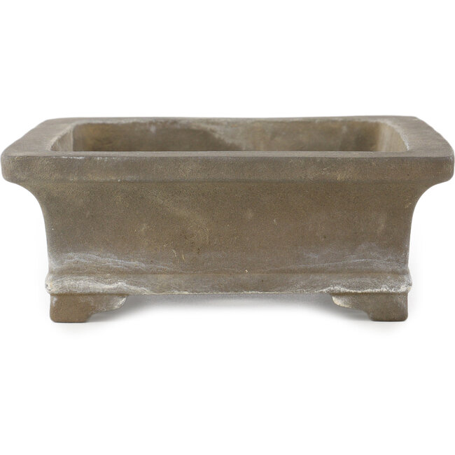 Maceta rectangular sin esmaltar para bonsái de Yamaaki - 285 x 210 x 76 mm
