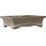 Rectangular unglazed bonsai pot by Yamaaki - 285 x 210 x 76 mm