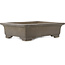 Rectangular unglazed bonsai pot by Seizan - 325 x 242 x 89 mm