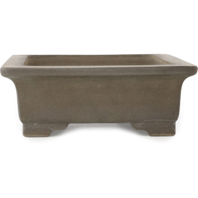 Rechteckiger unglasierter Bonsai-Topf von Seizan - 325 x 242 x 89 mm