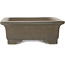 Maceta rectangular sin esmaltar para bonsái de Seizan - 325 x 242 x 89 mm