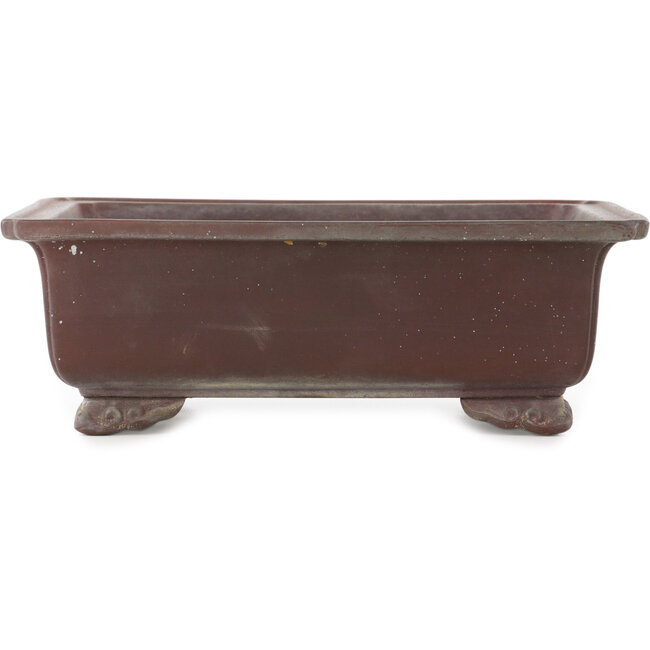 Maceta rectangular sin esmaltar para bonsái - 285 x 210 x 98 mm