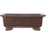 Rectangular unglazed bonsai pot - 285 x 210 x 98 mm