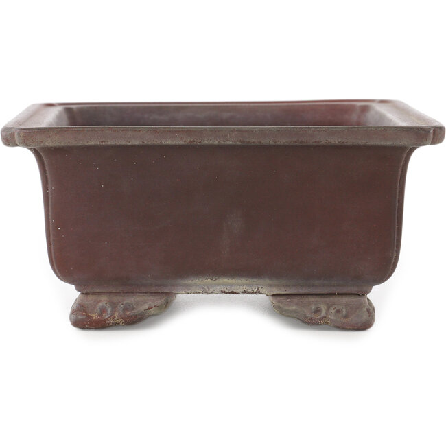 Maceta rectangular sin esmaltar para bonsái - 285 x 210 x 98 mm