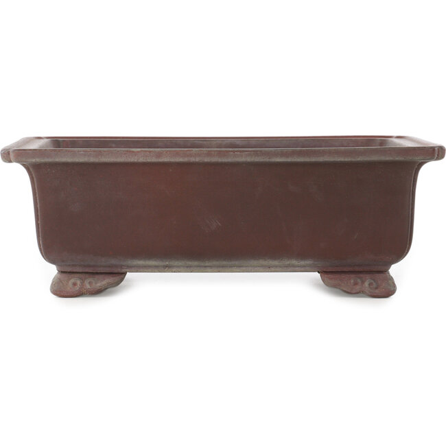 Maceta rectangular sin esmaltar para bonsái - 285 x 210 x 98 mm