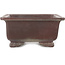 Pot à bonsaï rectangulaire non émaillé - 285 x 210 x 98 mm