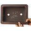Rectangular unglazed bonsai pot - 285 x 210 x 98 mm