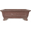 Pot à bonsaï rectangulaire non émaillé de Yamaaki - 291 x 221 x 98 mm