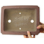 Rectangular unglazed bonsai pot by Yamaaki - 291 x 221 x 98 mm