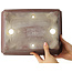 Maceta rectangular sin esmaltar para bonsái de Yamaaki - 291 x 221 x 98 mm