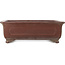 Rectangular unglazed bonsai pot by Yamaaki - 380 x 280 x 120 mm