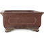 Rectangular unglazed bonsai pot by Yamaaki - 380 x 280 x 120 mm