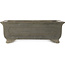 Rectangular unglazed bonsai pot by Yamaaki - 380 x 258 x 120 mm