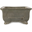 Rectangular unglazed bonsai pot by Yamaaki - 380 x 258 x 120 mm