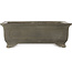 Rectangular unglazed bonsai pot by Yamaaki - 380 x 258 x 120 mm