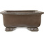 Rectangular unglazed bonsai pot - 410 x 308 x 130 mm