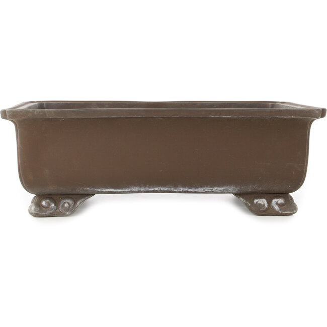 Pot à bonsaï rectangulaire non émaillé - 410 x 308 x 130 mm