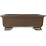 Rectangular unglazed bonsai pot - 410 x 308 x 130 mm