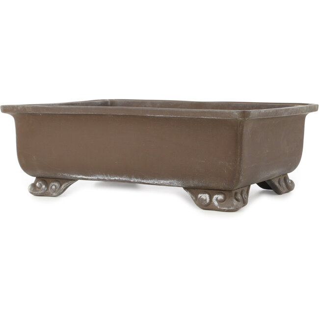 Pot à bonsaï rectangulaire non émaillé - 410 x 308 x 130 mm
