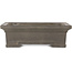 Maceta rectangular sin esmaltar para bonsái de Yamaaki - 312 x 227 x 98 mm