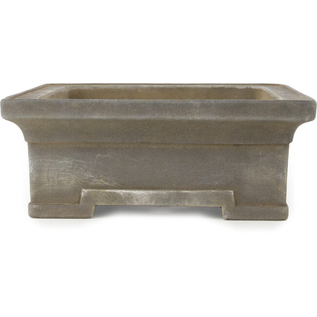 Pot à bonsaï rectangulaire non émaillé de Yamaaki - 307 x 218 x 83 mm