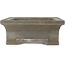 Rectangular unglazed bonsai pot by Yamaaki - 307 x 218 x 83 mm
