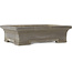 Pot à bonsaï rectangulaire non émaillé de Yamaaki - 307 x 218 x 83 mm