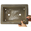 Pot à bonsaï rectangulaire non émaillé de Yamaaki - 307 x 218 x 83 mm