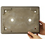 Maceta rectangular sin esmaltar para bonsái de Yamaaki - 307 x 218 x 83 mm