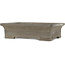 Rectangular unglazed bonsai pot by Yamaaki - 308 x 222 x 83 mm