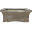 Rectangular unglazed bonsai pot by Yamaaki - 308 x 222 x 83 mm