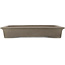 Rectangular unglazed bonsai pot - 402 x 294 x 65 mm