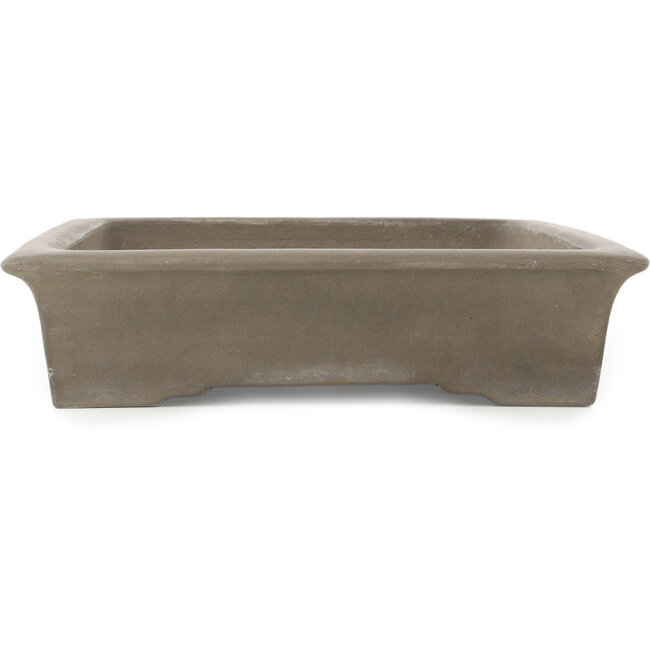 Pot à bonsaï rectangulaire non émaillé - 402 x 294 x 65 mm