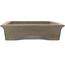 Rectangular unglazed bonsai pot - 402 x 294 x 65 mm