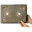 Pot à bonsaï rectangulaire non émaillé de Yamaaki - 308 x 222 x 83 mm