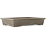 Rectangular unglazed bonsai pot - 402 x 294 x 65 mm