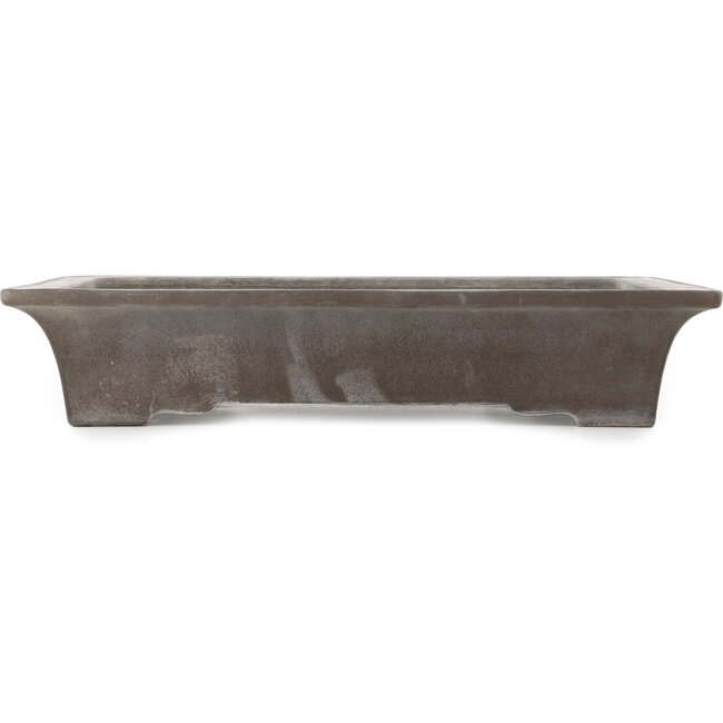 Maceta rectangular sin esmaltar para bonsái de Eiraku - 460 x 343 x 75 mm