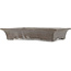 Rectangular unglazed bonsai pot by Eiraku - 460 x 343 x 75 mm