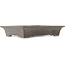 Rectangular unglazed bonsai pot by Eiraku - 460 x 343 x 75 mm