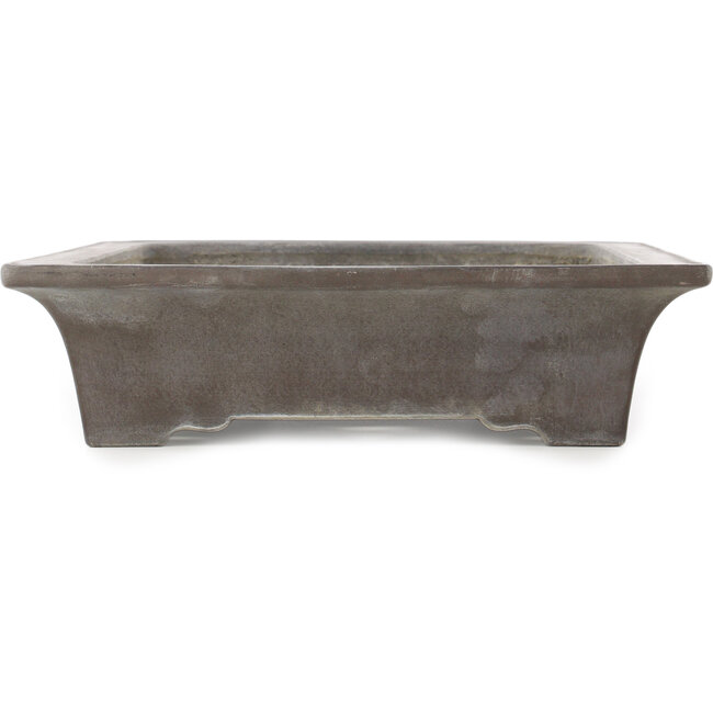 Vaso bonsai rettangolare non smaltato di Eiraku - 460 x 343 x 75 mm