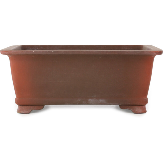 Maceta rectangular sin esmaltar para bonsái - 382 x 286 x 155 mm