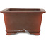 Maceta rectangular sin esmaltar para bonsái - 382 x 286 x 155 mm