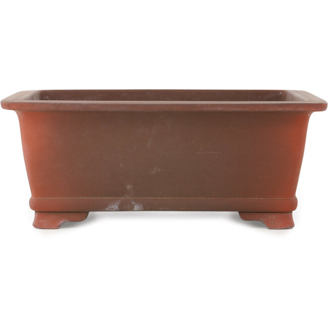 Maceta rectangular sin esmaltar para bonsái - 382 x 286 x 155 mm