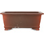 Maceta rectangular sin esmaltar para bonsái - 382 x 286 x 155 mm