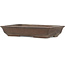 Rectangular unglazed bonsai pot - 355 x 223 x 67 mm
