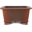 Maceta rectangular sin esmaltar para bonsái - 382 x 286 x 155 mm