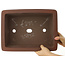 Rectangular unglazed bonsai pot - 382 x 286 x 155 mm