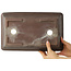Maceta rectangular sin esmaltar para bonsái - 355 x 223 x 67 mm