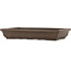 Maceta rectangular sin esmaltar para bonsái de Yamaaki - 328 x 212 x 53 mm